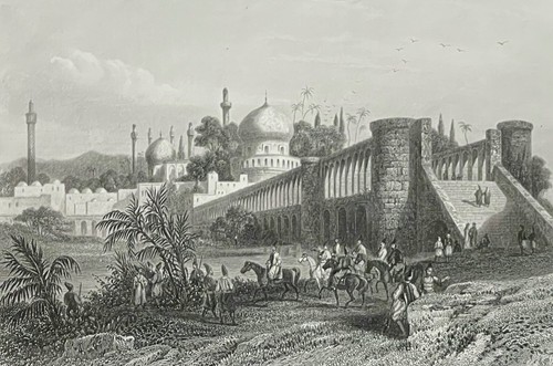 Ispahan 1838 gravur - ispahan,
